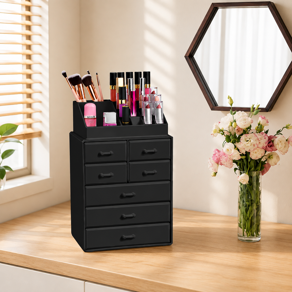 Multi-Drawer Acrylic Makeup Organizer