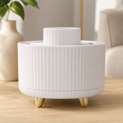 5-Compartment Rotating Beauty Organizer